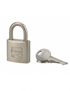 Lucchetto nautico SKIPPER 30 mm in acciaio inox con arco in acciaio inox, 2 chiavi – THIRARD