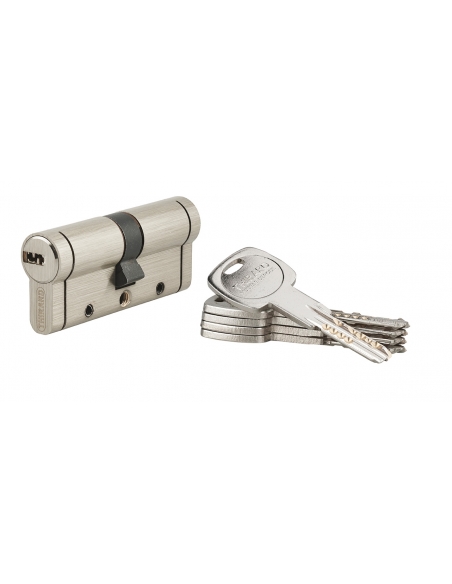Cilindro europeo TRAFIC 12 35 x 35 mm nichelato, 5 chiavi – THIRARD