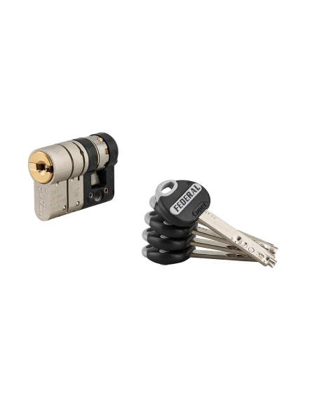 Semicilindro europeo FEDERAL 2 32 x 10 mm, 5 chiavi – THIRARD