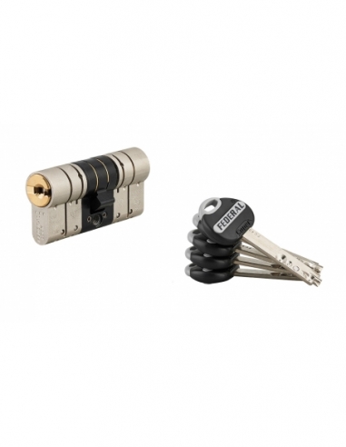 Cilindro europeo FEDERAL 2 32 x 32 mm, 5 chiavi – THIRARD