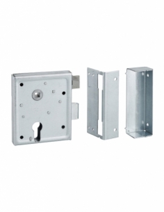 Serratura da applicare ALSACE per cilindro europeo, destra, quadro 8 mm, asse 60 mm, 110 x 70 mm – THIRARD