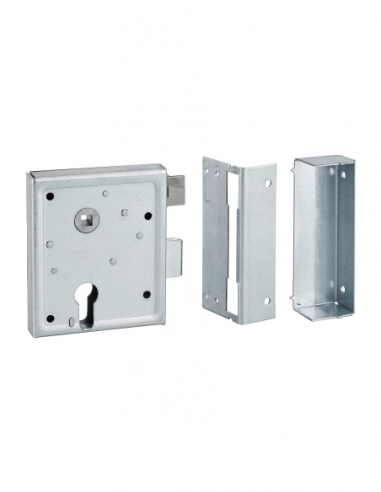 Serratura da applicare ALSACE per cilindro europeo, destra, quadro 8 mm, asse 60 mm, 110 x 70 mm – THIRARD
