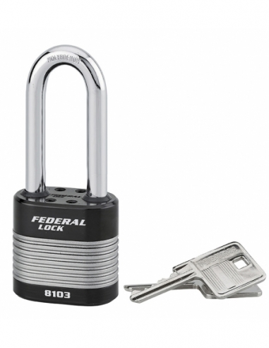 Lucchetto PROTECTOR 50 mm, arco semialto, 2 chiavi – THIRARD