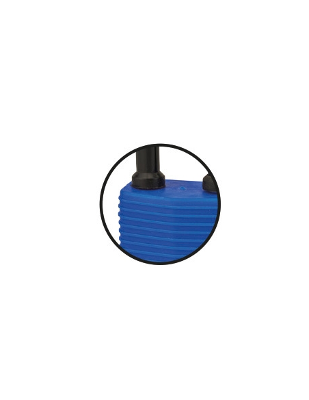 Vista aggiuntiva 3 di Lucchetto a lamelle, acciaio, da esterno, 65mm, rivestito in PVC, 2 chiavi in ottone nichelato - THIRARD