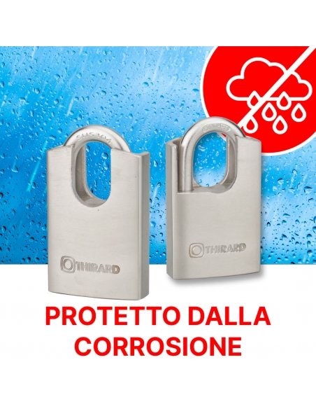 Vista aggiuntiva 3 di Lucchetto MARINOX 40 mm, 2 chiavi – THIRARD