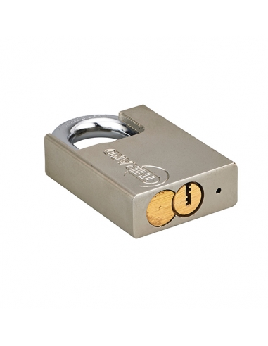 Vista aggiuntiva 1 di Lucchetto QUADRA 50 mm, arco protetto, 4 chiavi reversibili – THIRARD