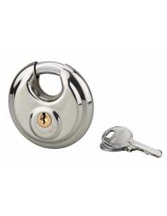 Lucchetto ASTRA 70 mm con arco in acciaio cementato, 2 chiavi – THIRARD