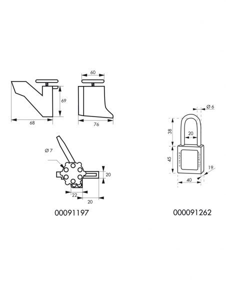 Vista aggiuntiva 1 di Kit manutenzione idraulica per Lockout/Tagout valvole – THIRARD