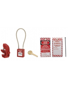 Kit manutenzione elettrica n. 4 con lucchetto a cavo – THIRARD