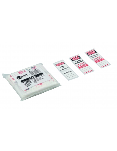 Set di etichette per 50 lucchetti, inglese/polacco/russo – THIRARD