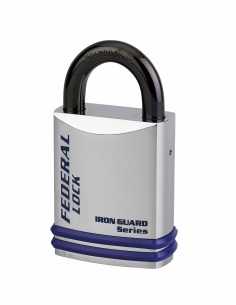 Lucchetto 740 senza cilindro, per cantiere, acciaio cementato – THIRARD