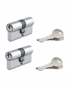 2 CILINDRI PROFILO 30X30 CHR