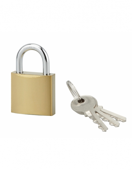 Lucchetto ACERA 30 mm con arco in acciaio cementato, 3 chiavi – THIRARD