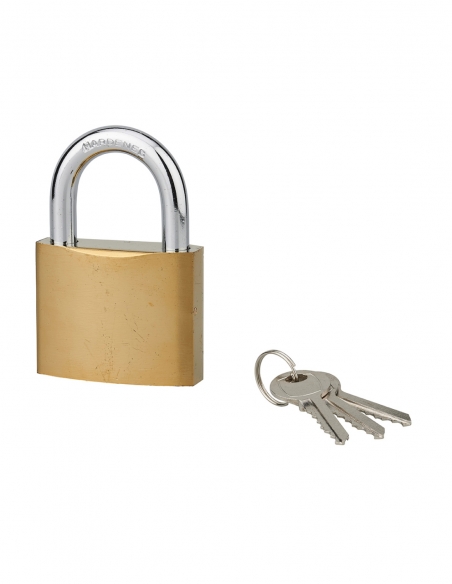 Lucchetto ACERA 60 mm con arco in acciaio, 3 chiavi – THIRARD