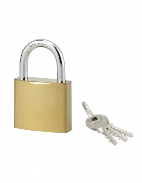 Lucchetto ACERA 50 mm con arco in acciaio, 3 chiavi – THIRARD