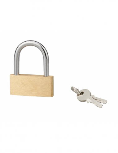 Lucchetto BASIC 50 mm con arco in acciaio, 2 chiavi – THIRARD