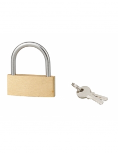 LUCCHETTO BASIC 52MM MANIGLIA IN ACCIAIO 2CL