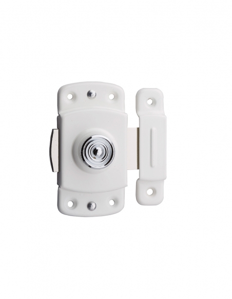 Serratura per ante di mobili, 40 mm, bianco - THIRARD