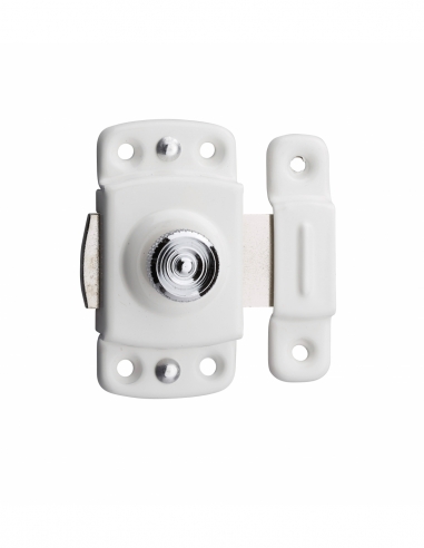 Serratura per ante di mobili, 30 mm, bianco - THIRARD