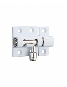 Chiavistello in ottone laccato bianco 30 mm – THIRARD