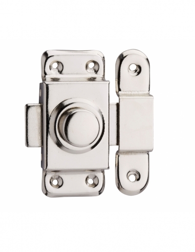 Serratura per ante di mobili, 25 mm, acciaio nichelato - THIRARD