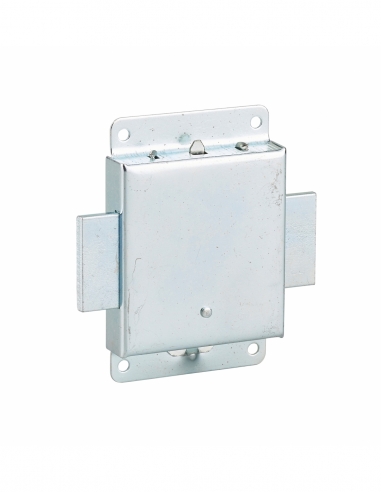 Serratura per mobile da applicare per porta di arredamento, asse 25 mm, 50 x 60 mm, zincata, 1 chiave – THIRARD