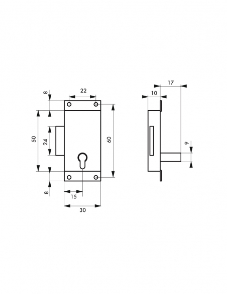 SERR A PATTES ACP 30MM 1CL