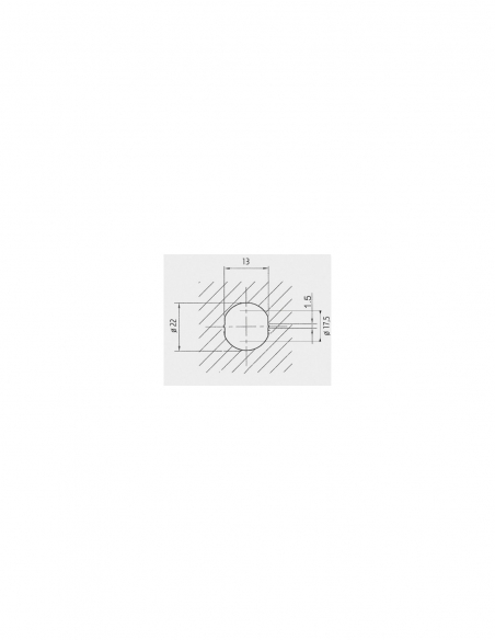 Serratura a camma piegata in posizione ore 12 per cassetta postale – THIRARD