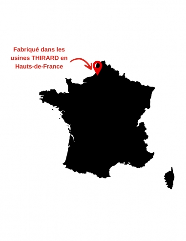 Portalegna Pattern nero per interno ed esterno, acciaio, 433 x 500 mm – THIRARD