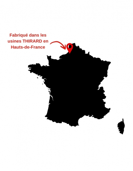 Portalegna Pattern nero per interno ed esterno, acciaio, 433 x 500 mm – THIRARD