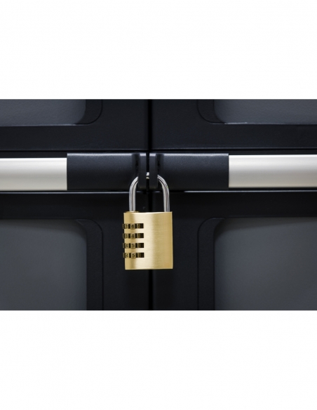 Lucchetto a combinazione RB, ottone, 3 cifre, per interno, arco in acciaio, 40 mm – THIRARD