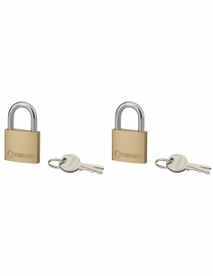 Set di 2 lucchetti TYPE 1+ 40 mm a chiave uguale, 4 chiavi – THIRARD