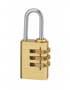 Lucchetto a combinazione 208, per bagagli, 21 mm, 3 cifre – THIRARD