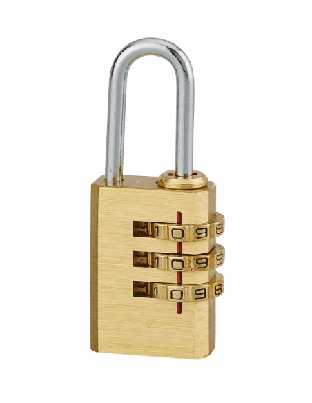 Lucchetto a combinazione 208, per bagagli, 21 mm, 3 cifre – THIRARD