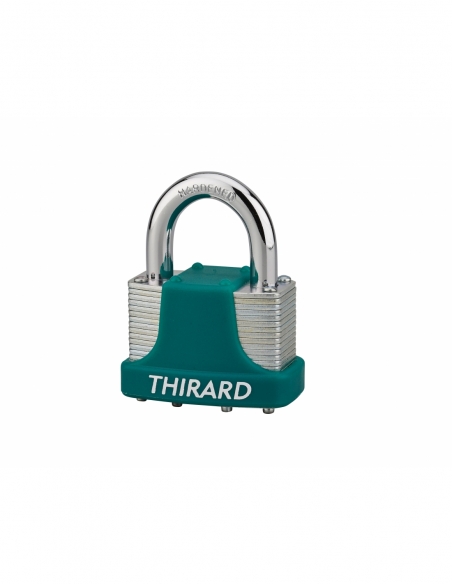 Lucchetto a combinazione Tank, per interno, 4 cifre, zincato, colori assortiti - THIRARD