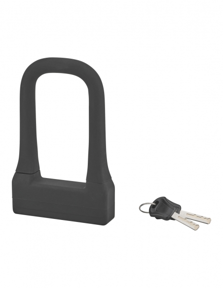 Antifurto a U con arco in acciaio siliconato, Ø 14 mm, larghezza 120 mm, altezza 175 mm - THIRARD