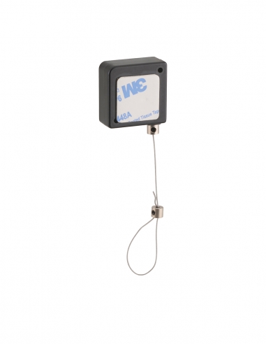 Cavo riavvolgibile per cassetta portachiavi, 0,90 m, con adesivo - THIRARD