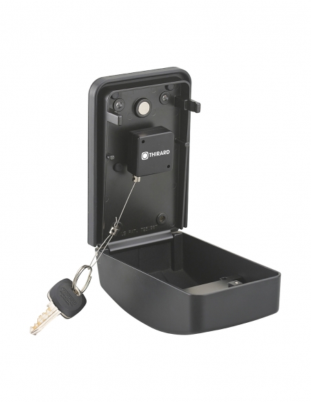 Cavo riavvolgibile per cassetta portachiavi, 0,90 m, con adesivo - THIRARD