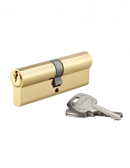 Cilindro per serratura doppia entrata, 45x45 mm, anti-estrazione, 3 chiavi, ottone – THIRARD