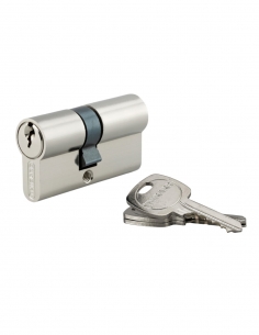 Cilindro per serratura, 27x32 mm, anti-estrazione, nichelato, 3 chiavi – THIRARD