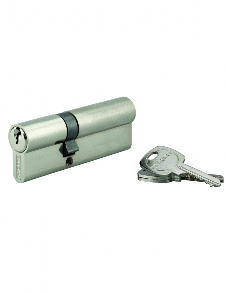 Cilindro europeo STD 35 x 75 mm, nichelato, 3 chiavi – THIRARD