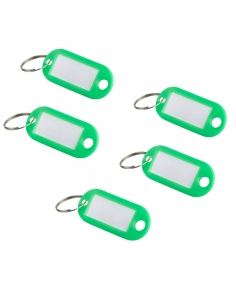 Set di 5 portaetichette 50 x 22 mm, colore verde – THIRARD