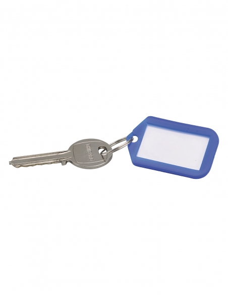 Vista aggiuntiva 1 di Set di 5 portaetichette 50 x 29 mm, colore blu – THIRARD