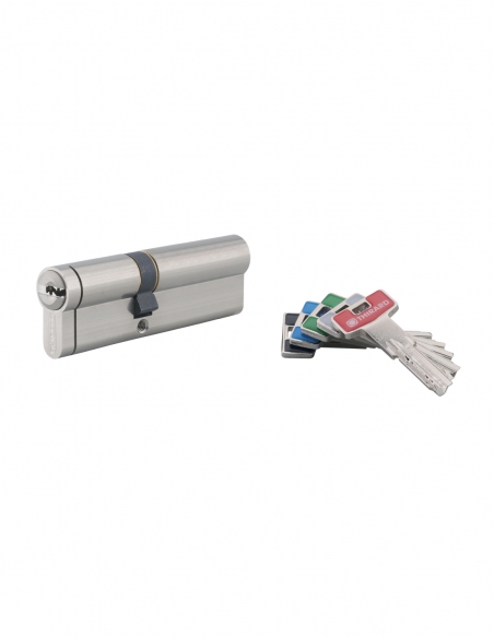 Cilindro europeo Transit 2 40 x 55 mm, nichelato, 5 chiavi – THIRARD