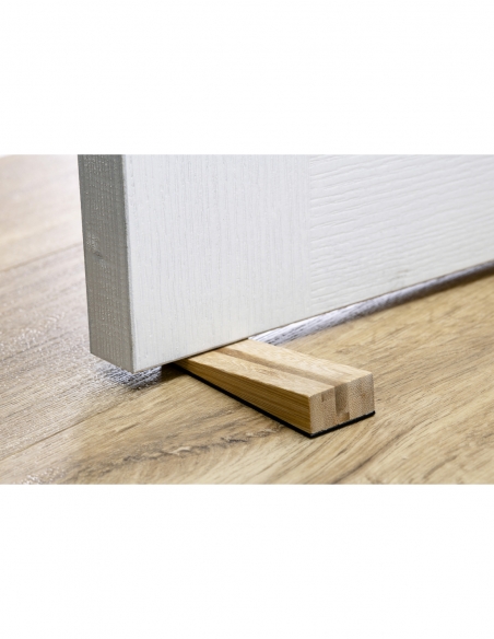 Fermaporta in bambù, base in gomma – THIRARD