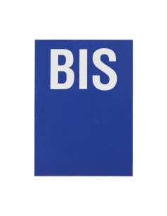Targa segnaletica adesiva “BIS” 65 x 90 mm – THIRARD