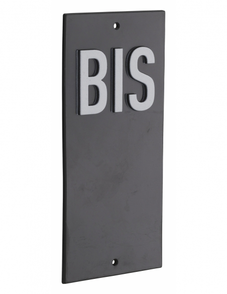 Targa segnaletica “BIS” 56 x 130 mm, da avvitare – THIRARD