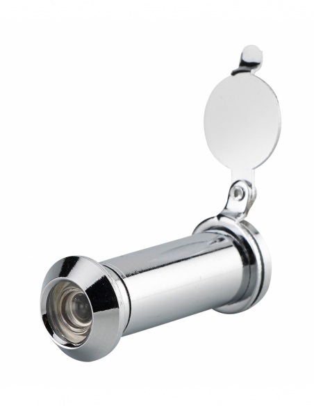 Spioncino 160°, per porta leggera, ottone cromato – THIRARD
