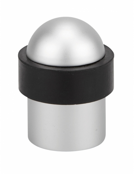 Fermaporta da avvitare, fissaggio a pavimento, alluminio, Ø38 x 34,5 mm, argento – THIRARD