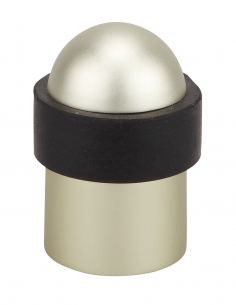 Fermaporta da avvitare, fissaggio a pavimento, alluminio, Ø38 x 34,5 mm, cromato – THIRARD